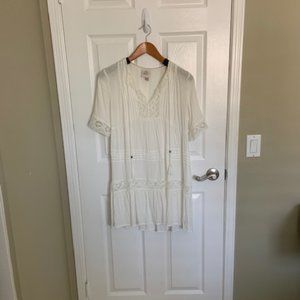 White Bohemian Style Dress
